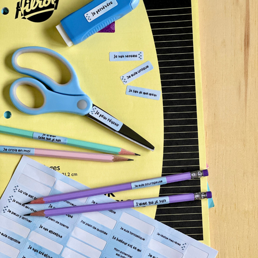 Affirmations bienveillantes – Je suis Attentif & Heureux (masculin/féminin)