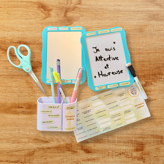 Affirmations Positives – 40 étiquettes autocollantes unisexes