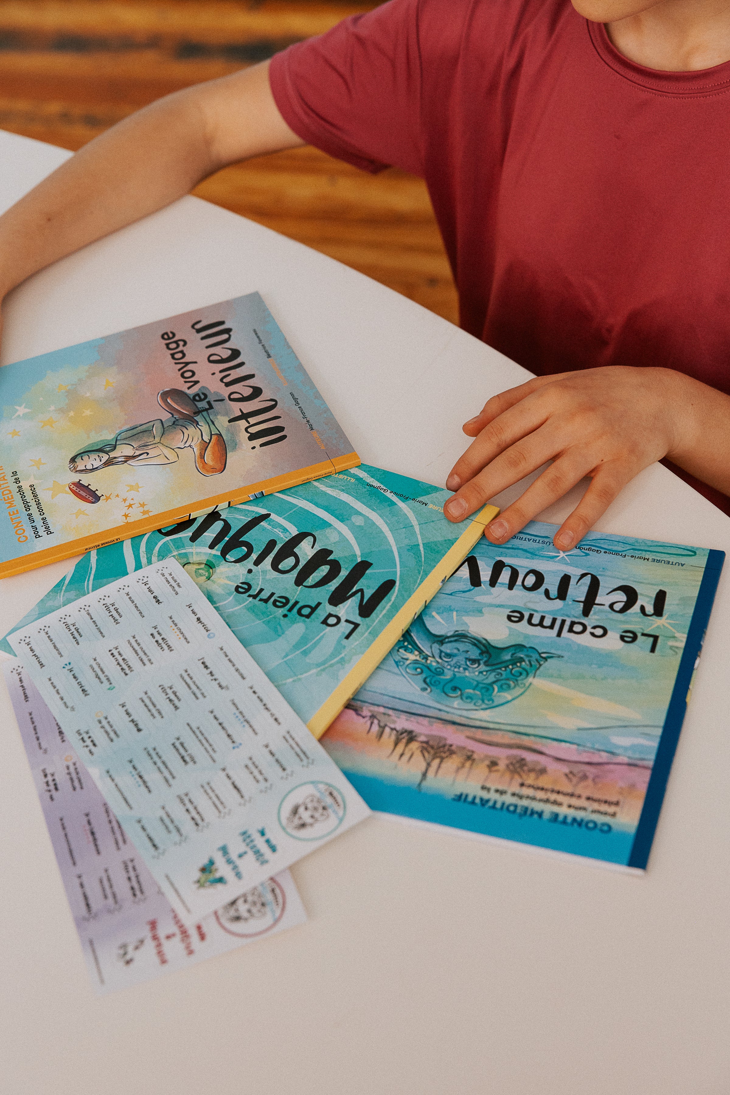 Ensemble cadeau - 3 livres & étiquettes