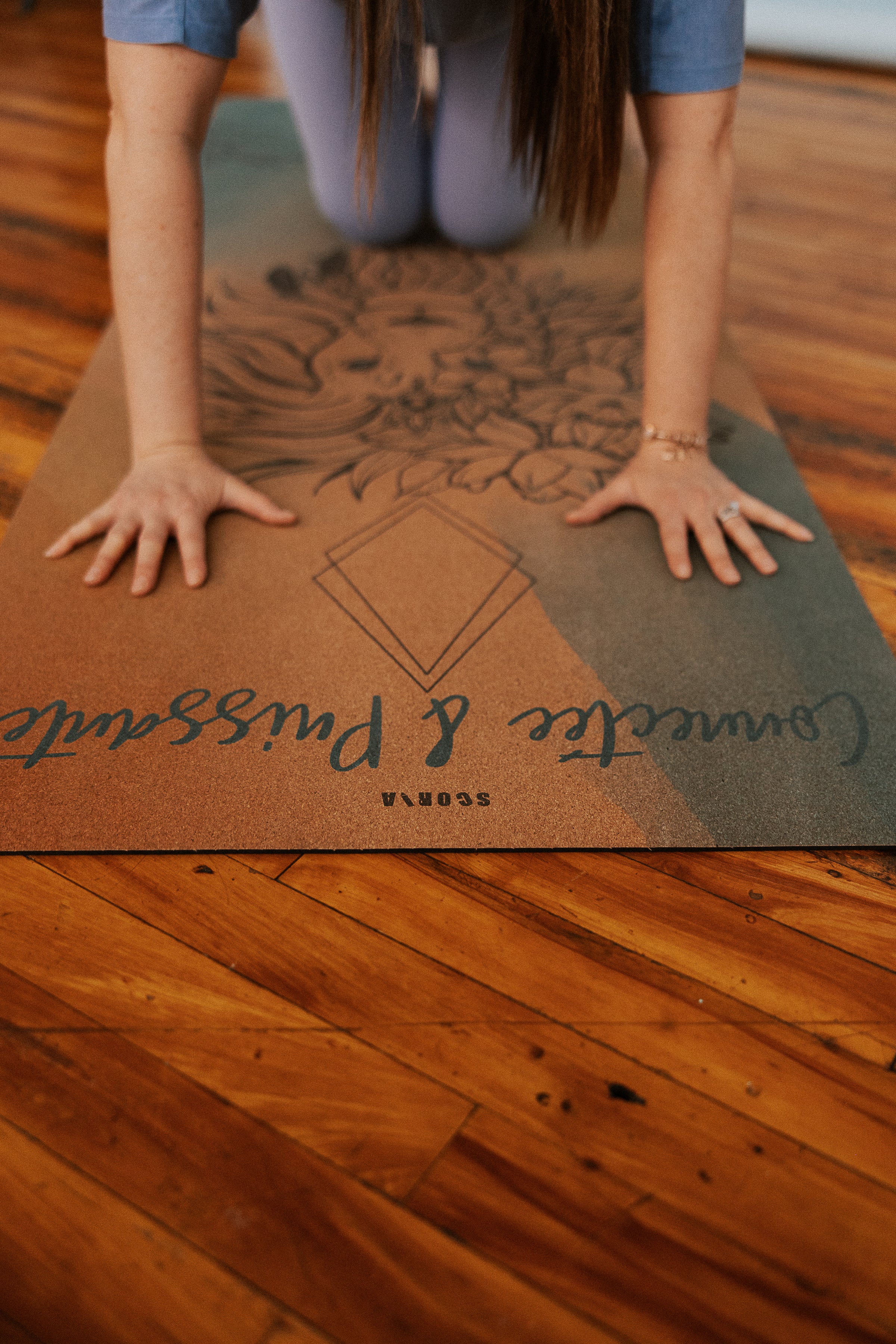Tapis de yoga en liège écologique