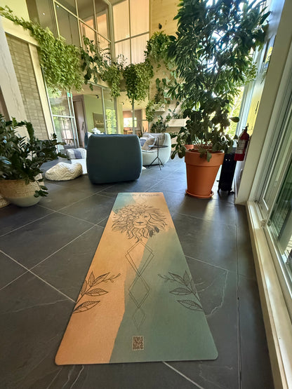 Tapis de yoga en liège écologique