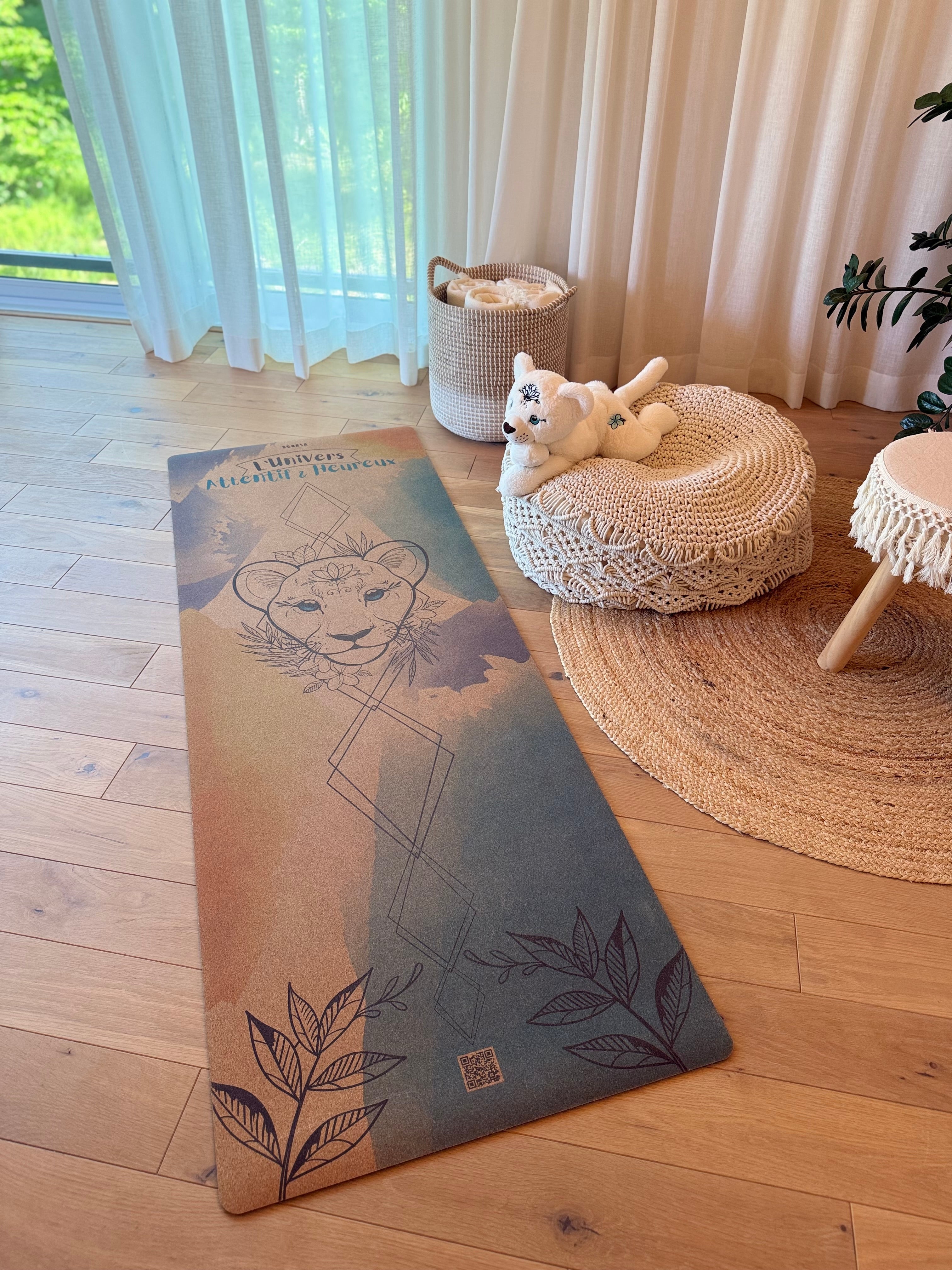 Tapis de yoga en liège écologique