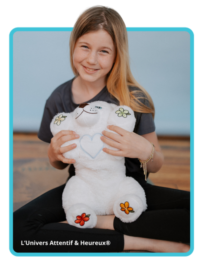 Ahimsa | Peluche lestée pédagogique pour enfants