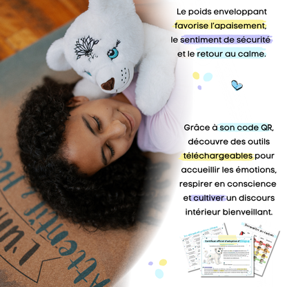 Ahimsa | Peluche lestée pédagogique pour enfants