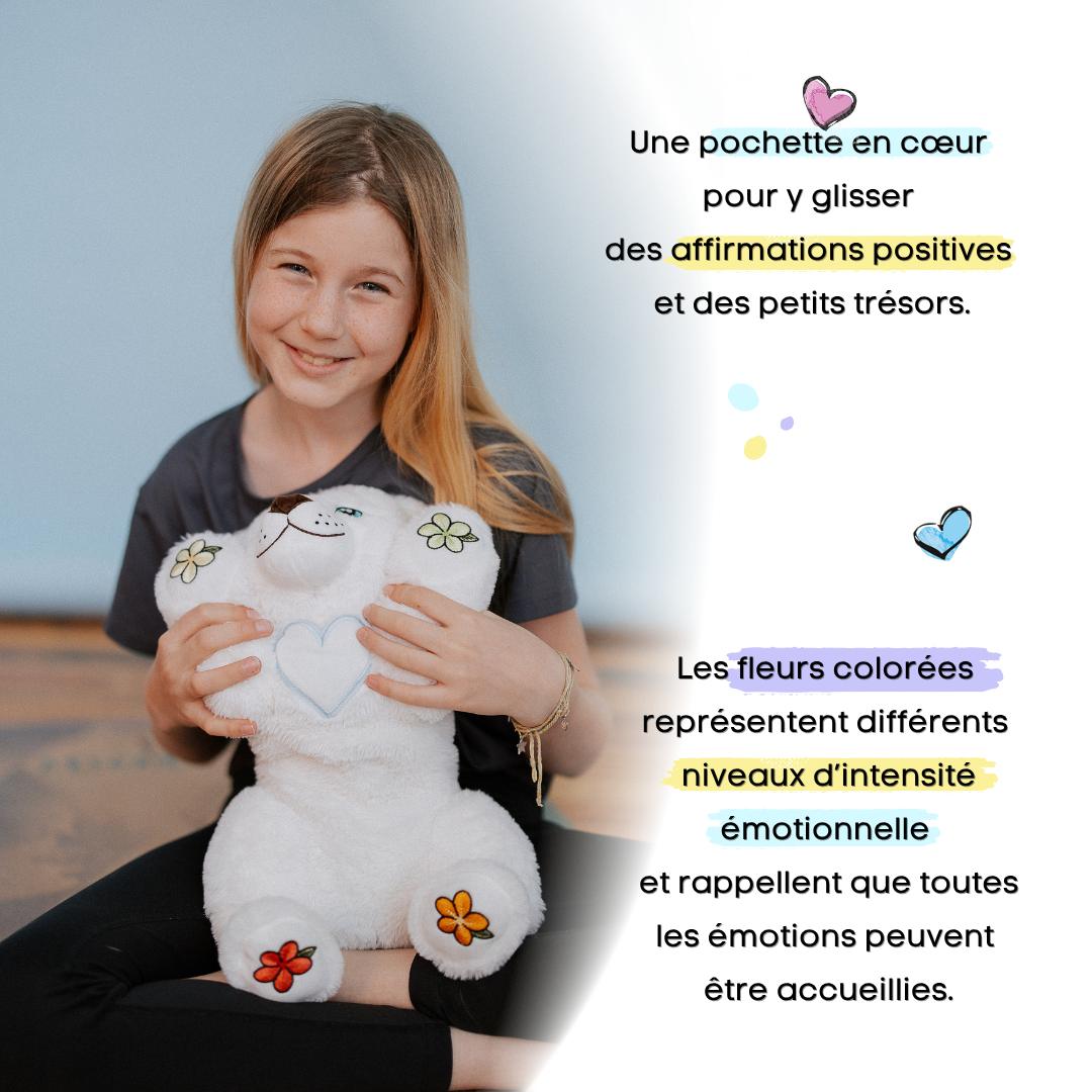 Ahimsa | Peluche lestée pédagogique pour enfants