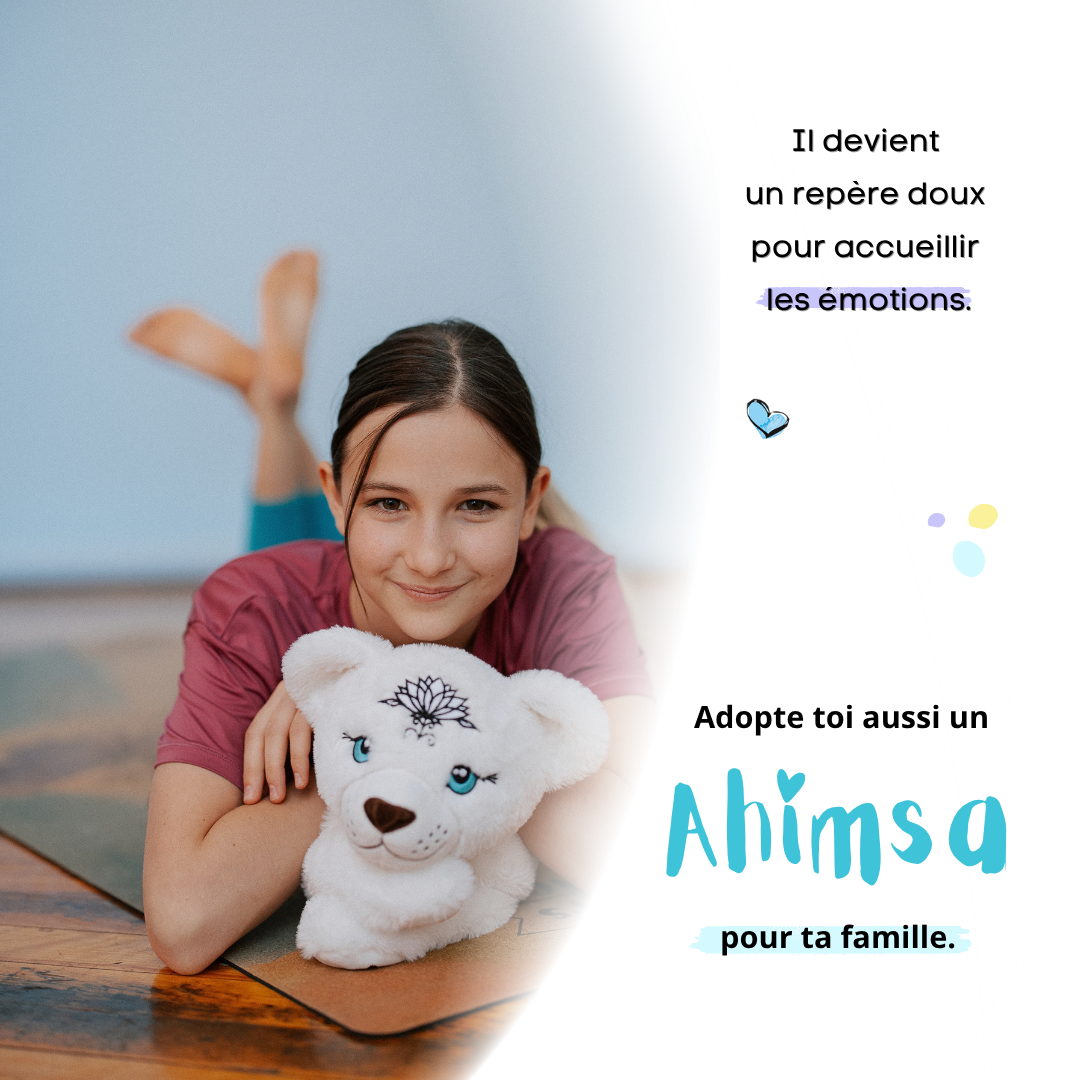 Ahimsa | Peluche lestée pédagogique pour enfants